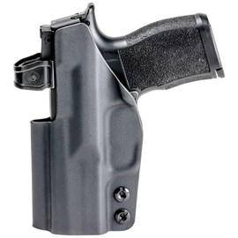 Rounded IWB Holster Fits: Beretta APX Carry Holster - RH - Black Kydex - Concealment Express - American Made