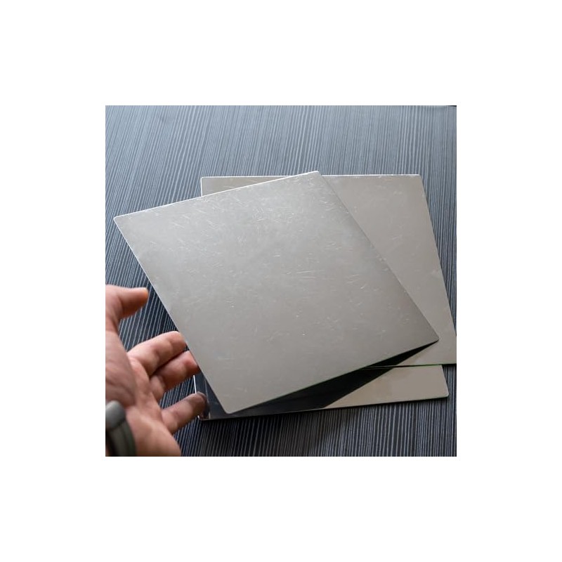 StayMax Stainless Steel Plate Metal Engraving Blank 8 * 8