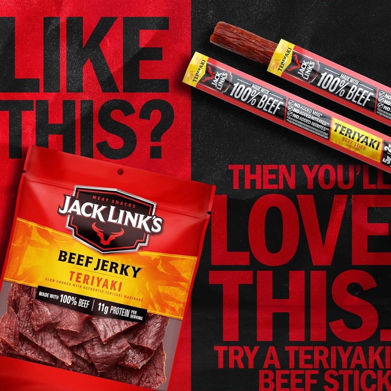 Jack Link's Teriyaki Beef Jerky - (2 Pack) 9 oz