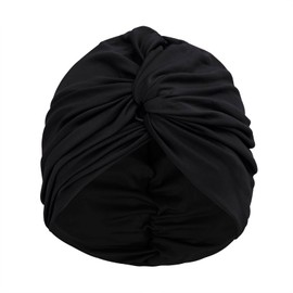 YJZQ Women Swimming Cap Turban Sauna Fabric Swimming Cap Bathing Suit Thermal Helmet Elegant Style Beach Pool Spa Shower Cap One Size