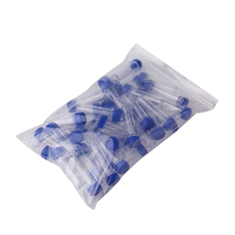 5ml Plastic Test Tubes Screw Caps Small Bottle Vial Storage