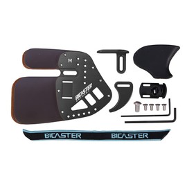 BICASTER ASA Finger Tabs Cowhide Face+Aluminum Plate for Olympic Recurve (Small, Right Handed)