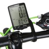 Lixada Bicycle Computer Wireless Multifunctional LCD Screen Bicycle Rainproof Speedometer