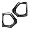 ANTUKO 2pcs Front Fog Light Trim Bezel Cover Replacement for