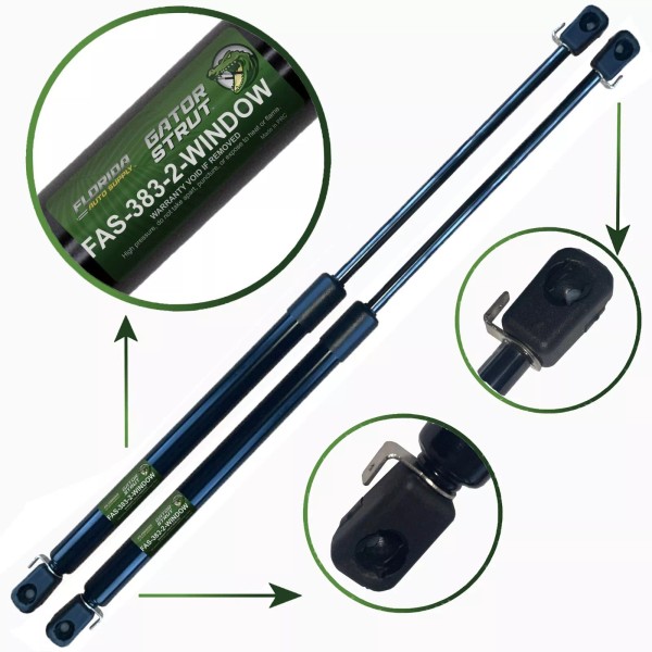 Gator Strut Rear Glass Lift Supports FAS-383 For 83-94 S10