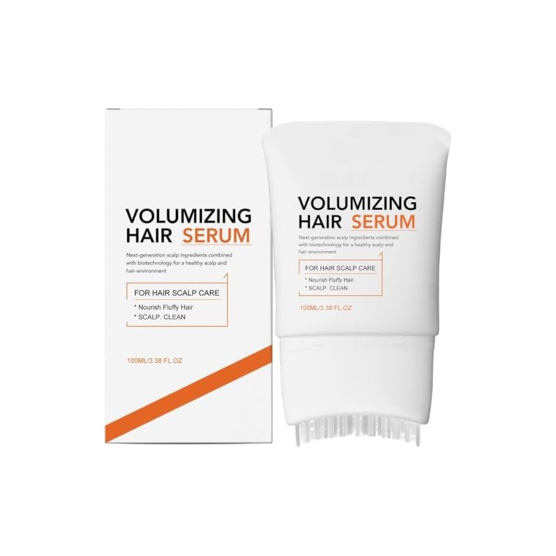Hair Growth Serum with Built-In Brush, Scalp Massager, Heartleaf-Derived Ex