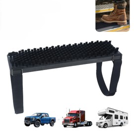 indiedouker Universal Fit Boot Brush for Truck Step-11.8"*4.8" Large Boot Brush Scraper Outdoor for Truck, RV, SUV and Semis Step,Heavy Duty Boot Cleaner Brush Outdoor Perfect for Camping, Off-Road