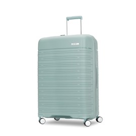 Samsonite Elevation Plus - Large Hardside Luggage - Scratch Resistant Polypropylene Shell, RightHeight™ Adjustable Handle, Integrated AirTag Holder, TSA Lock, WetPak™ Compartment - Cypress Green