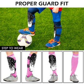 Ausletie Shin Guards Soccer Kids Youth, Shin Pads Shin Guard Protection Boys Girls, Soccer Shin Guards for Kids 12-18 Years Old Teenagers, Soccer Equipment for Football Games
