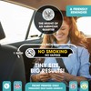 No Smoking No Vaping Stickers for Vehicles | 2 Small