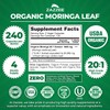 Zazzee USDA Organic Moringa Leaf 20:1 Extract, 240 Vegan Capsules