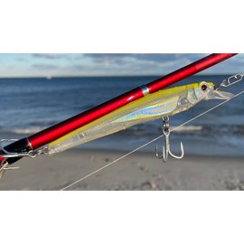 Nomad Shikari 95 SUS FR 3-3/4" - 3/8oz Chartreuse Threadfin Shad