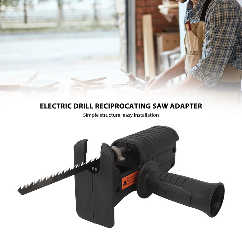 Protable Reciprocating Saw Adapter Electric Drill Modified Tool Attachment with