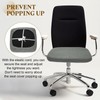 sourcing map Office Chair Cover, Stretchable Soft Grid Textured Rotating