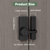 YogePote Keyless Password Barn Door Lock, 180 Degree Adhesive Cabinet