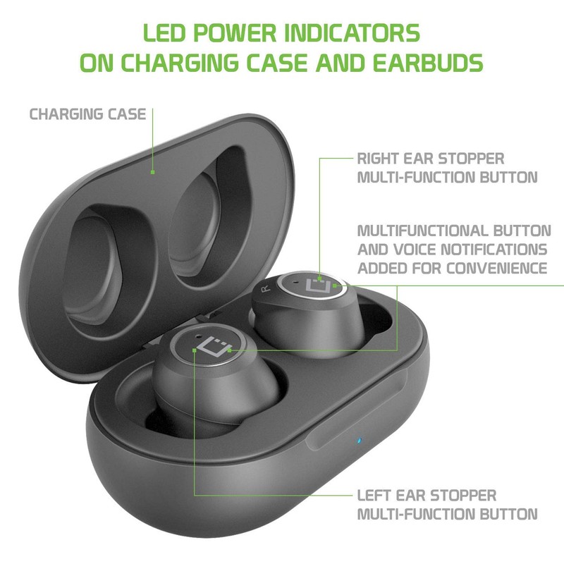 Wireless V5 Bluetooth Earbuds Compatible with Yezz Andy 5M VR