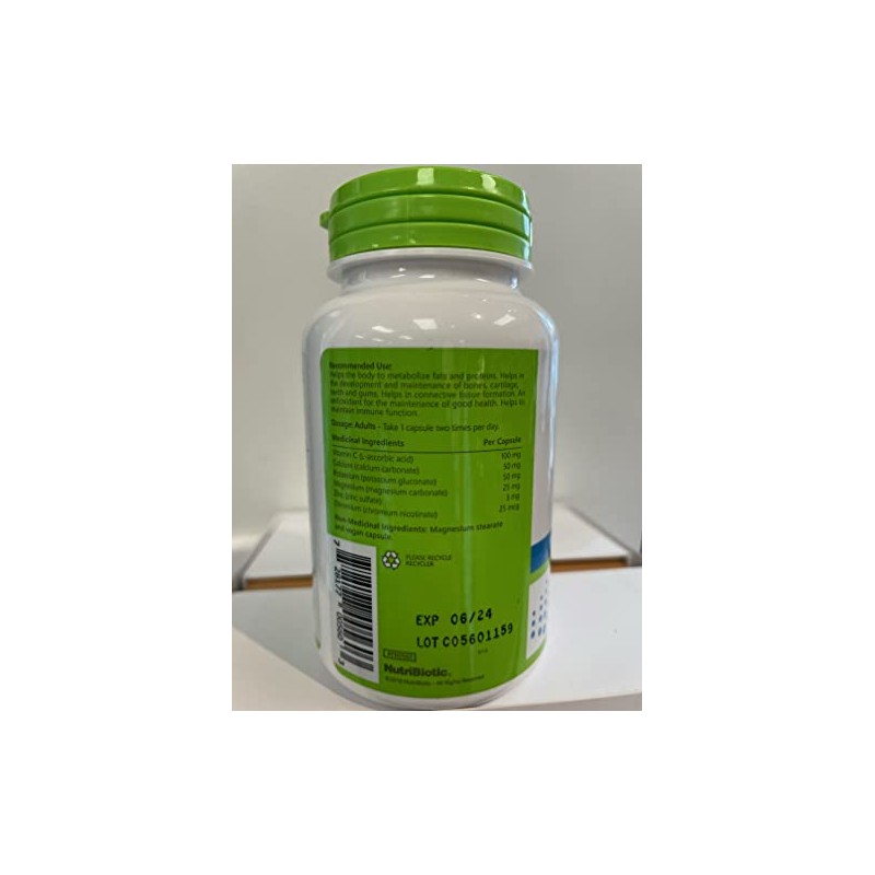 NutriBiotic NutriBiotic - Essential Electrolytes, 100 Caps, 100 Count