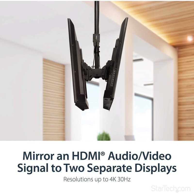 DIVISOR HDMI DE 2 PUERTOS SPLITTER HDMI 4K 30HZ