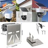 OWOKISO Stainless Steel Gutter Mount for eufy Security SoloCam S340,