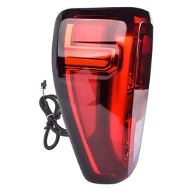 amopacorp Left Driver Side Halogen Tail Light Assembly Compatible for 2019-2022 GMC Sierra 1500 2500HD 3500HD Rear Brake Tail Lamp - OE: 84968736, 85115885, 2800309, 85603088, 84760015