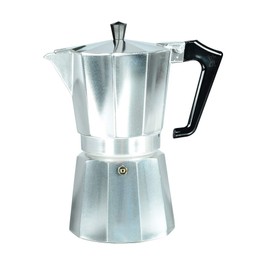 Pezzetti Italexpress 1362 Espresso Maker Glossy Aluminium for 6 Cups Silver