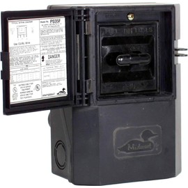 Midwest P035F Disconnect Switch, A/C, Fused Pull Out, 30A, 1PH, 240VAC, 10kA