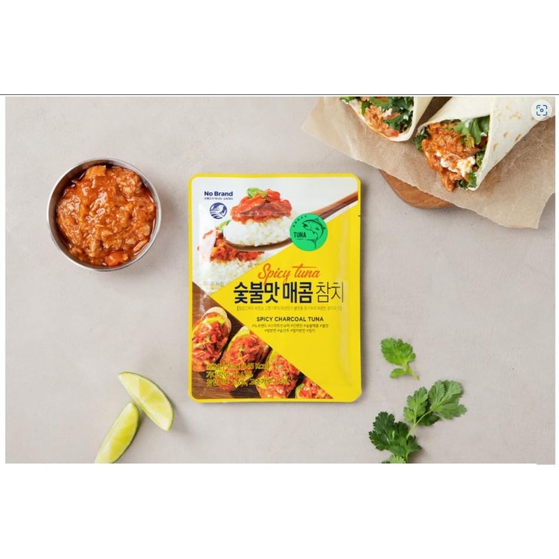 LENITH Spicy Seasoned Charcoal Tuna Chilli Tuna Pouch Protein Every