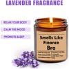 GreenStar Gifts Smells Like Finance Bro Candle - Funny Gift