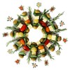 PME Christmas Treats Picks Festive Foliage (Pack of 24) Paper