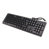 Keyboard Colorful Light Stable 104keys Suspended Keycap Wired Mechanical Gaming