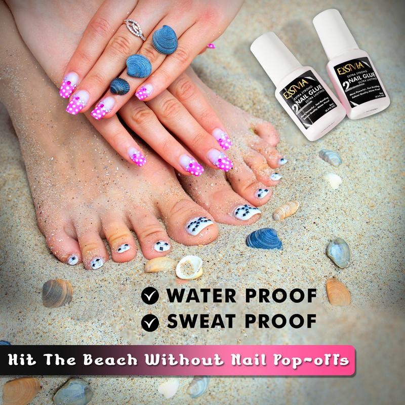 2nd Generation Super Strong Nail Glue - Salon Quality, Extra