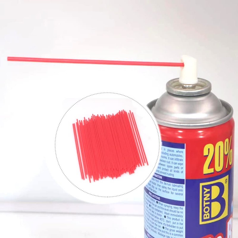 spray can straws, Replacement Spray Can Extension Straw,Red Plastic Extension
