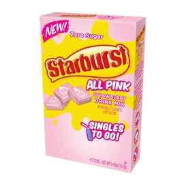 Starburst Strawberry Singles To Go Drink Mix, 0.43 OZ, 6 CT (Pack - 3)