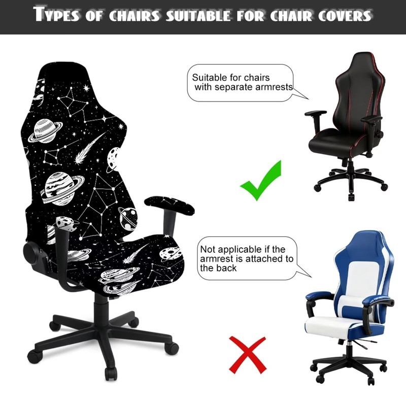 Merkmak Stylish Gaming Chair Covers Set of 4 Computer Chair