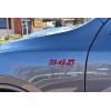 OVERLAND SPY (2pc) Red Black 345 Badge Emblem Trim for