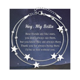 Tarsus Best Friend Bracelet Gifts for Women, Best Friend Birthday Gifts Bestie Gifts Friendship Gifts for Women Cool Gifts for Female Friend Unique Bestie Bracelet Christmas Gifts