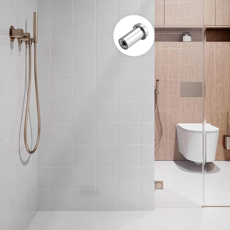 PARFCO Stainless Steel Hooks, Pack of 6 Bathroom Hooks, Wall