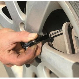 Brake Pad Service Pencil Gauge, Vehicle Brake Pad Thickness Gauge Time Saving Tester Measuring Tool Automotive Measurement