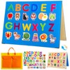 Foldable,Freestanding Felt Flannel Board Set for Toddlers,With 75 Felt Learning