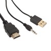 VGA to HD Multimedia Interface Adapter Cable with Power and
