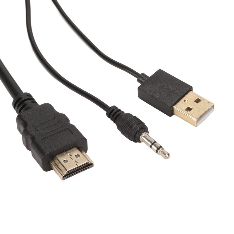 VGA to HD Multimedia Interface Adapter Cable with Power and