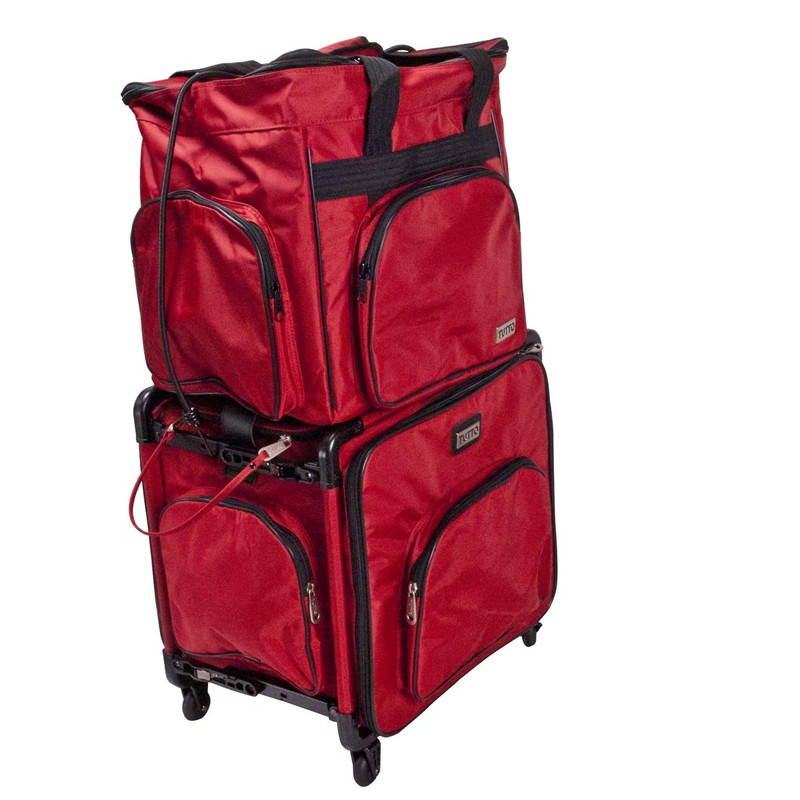 Tutto Serger Tote on Wheels (Cherry Red, 20")