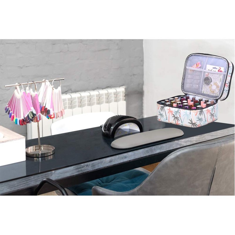 XQBAG Nail Polish Carrying Case -Holds 30 bottles(15ml-0.5fl.oz)，Nail Polish Bag