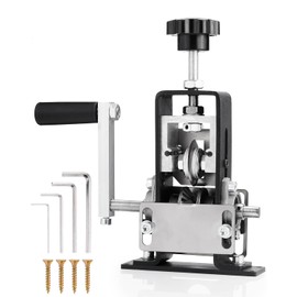 Manual Wire Stripping Machine, 2 IN 1 Drill-Powered/Hand Crank Wire Peeler Machine, For 0.06"-1"(1.5~25 mm) Scrap Copper, Wire Stripping Tool for DIY Cable Copper Recycling(Black)