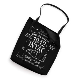 1942 Vintage Wine Label Birth Year Birthday Tote Bag