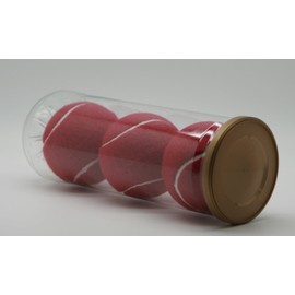 Price's Tube of 3 Colour tennis balls(1 x 3 Red balls)