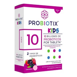 Probiotix Kids (probióticos Para Niños) 20 Tabletas Masticab