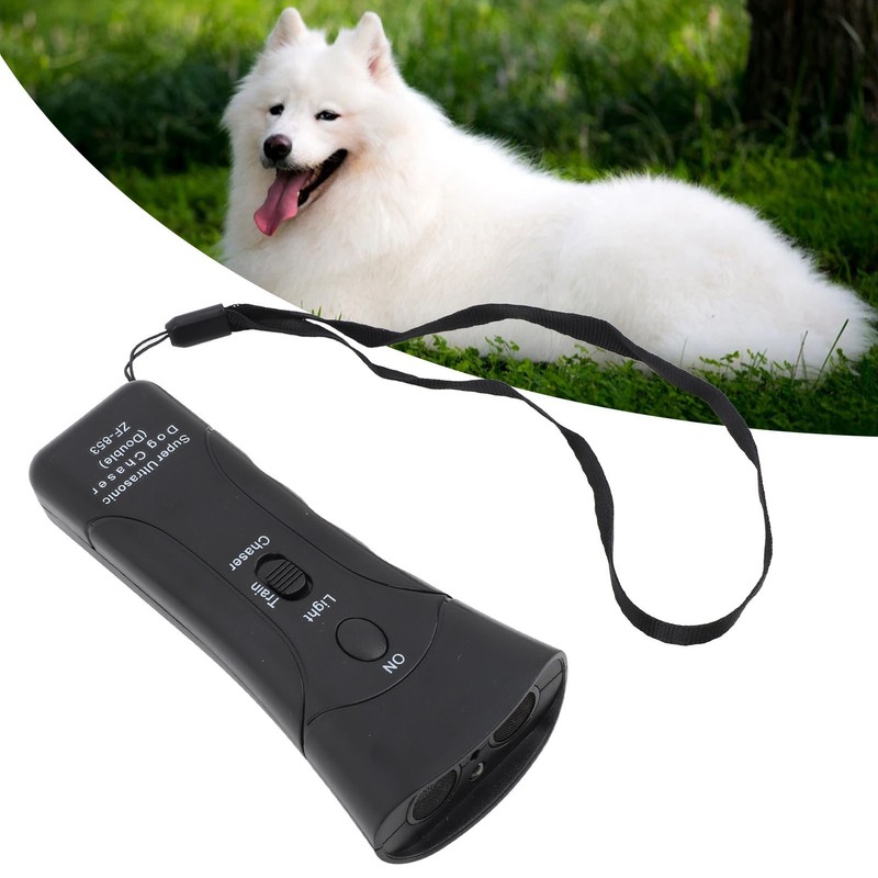 Handheld Ultrasound Anti Dog Bark Device 15-20KHZ Dual Horn Anti
