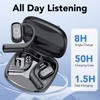 Open Ear Earbuds, Wireless Bluetooth 5.4 Ear Buds with Big