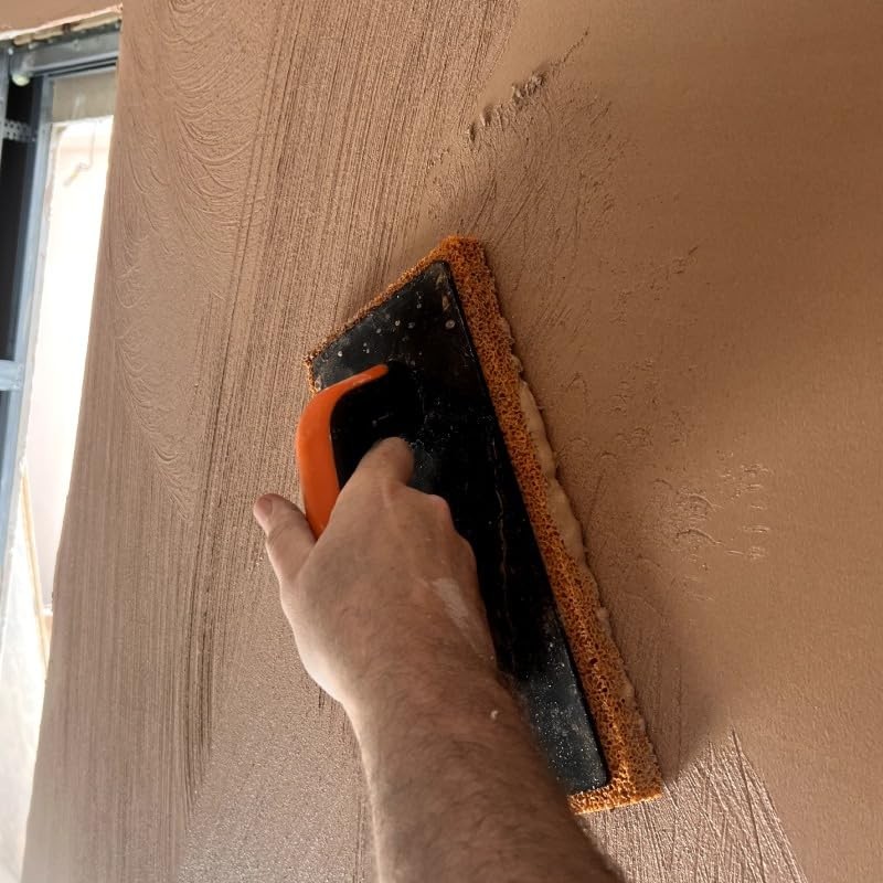 SkimSmooth Sponge Float plastering Skimming Orange Finishing Rubber Concrete Stucco